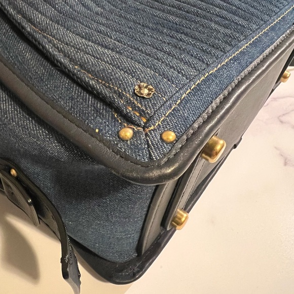 Coach Denim Dreamer Satchel Crossbody - Picture 9 of 10